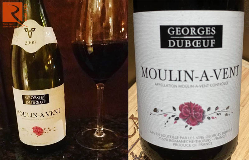 Rượu Vang Moulin a Vent eleve en fut de Chene Georges Duboeuf