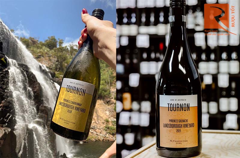 Vang Úc Tournon Pyrenees Chardonnay Landsborough Vineyard