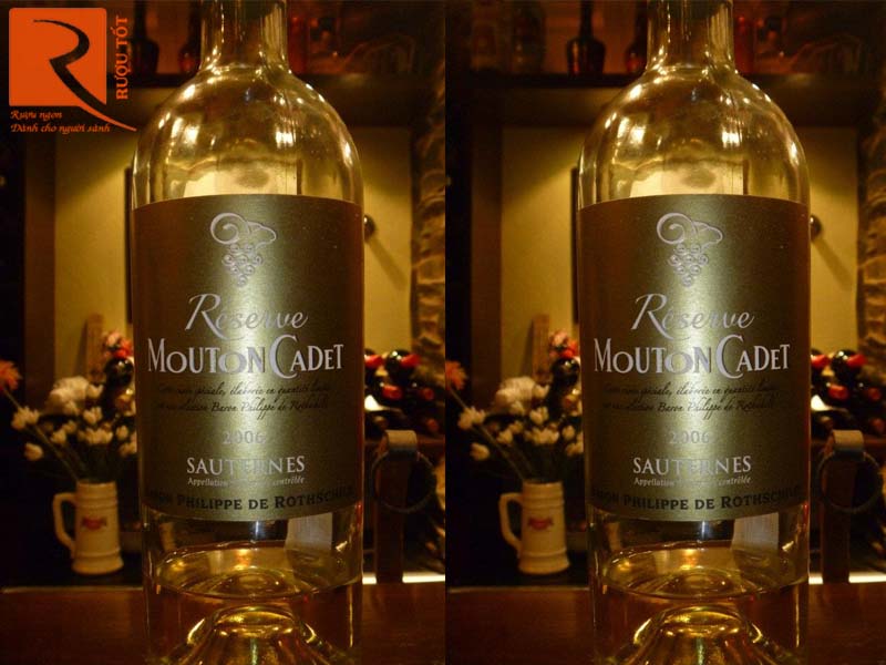 Rượu vang Mouton Cadet Reserve Sauternes Cao cấp