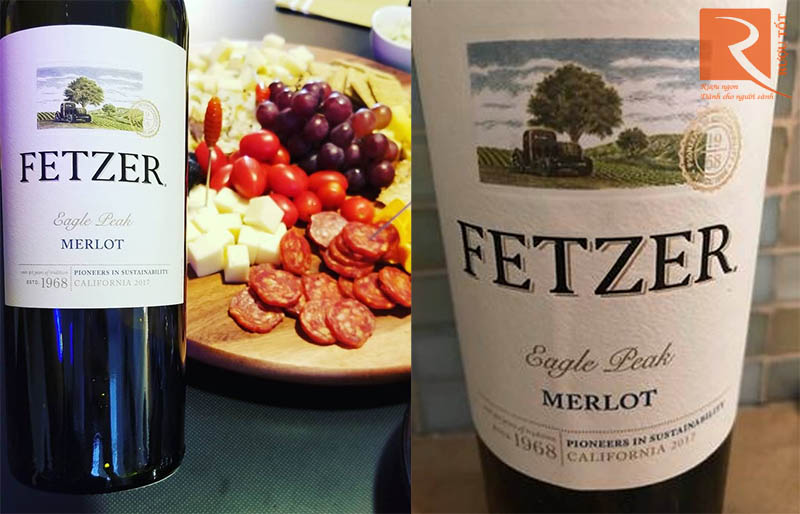 Rượu vang Mỹ Fetzer Merlot