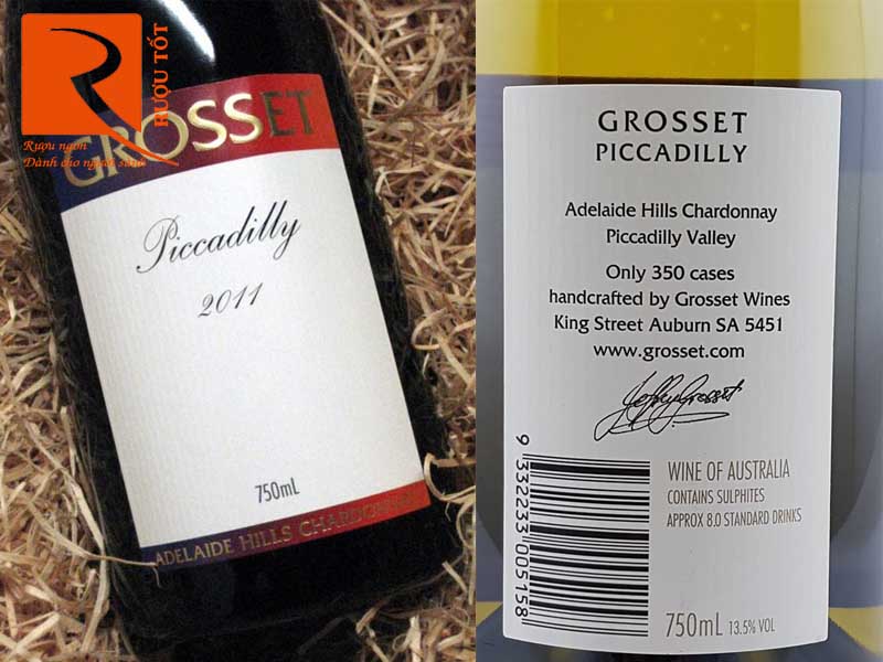 Rượu vang Grosset Piccadilly Adelaide Hills Chardonnay