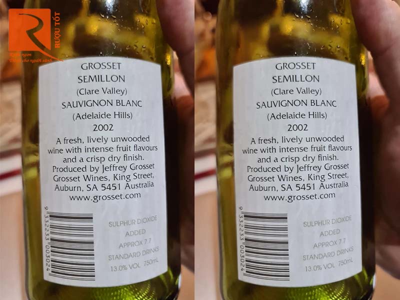 Rượu vang Grosset Semillon Sauvignon
