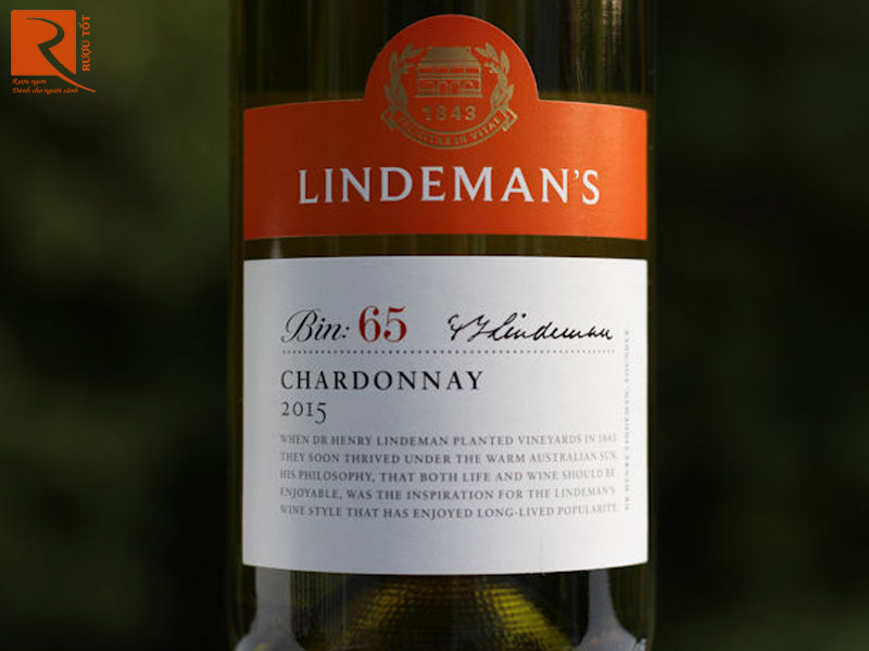 Rượu vang Lindemans Bin 65 Chardonnay