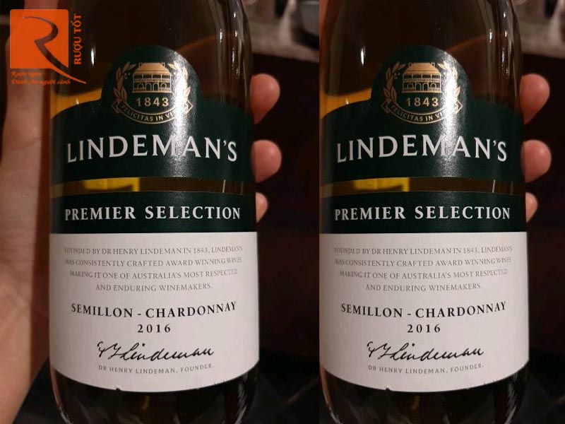 Rượu vang Lindemans Premier Selection Semillon Chardonnay