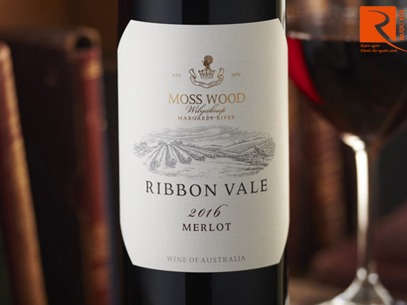 Rượu vang Moss Wood Merlot Ribbon Vale Vineyard