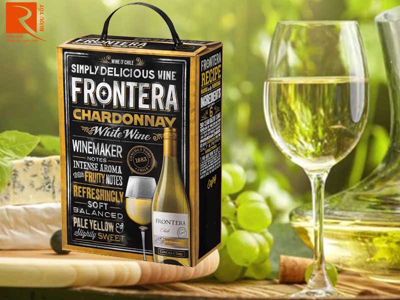 Rượu vang bịch Chile Frontera Chardonnay Concha Y Toro