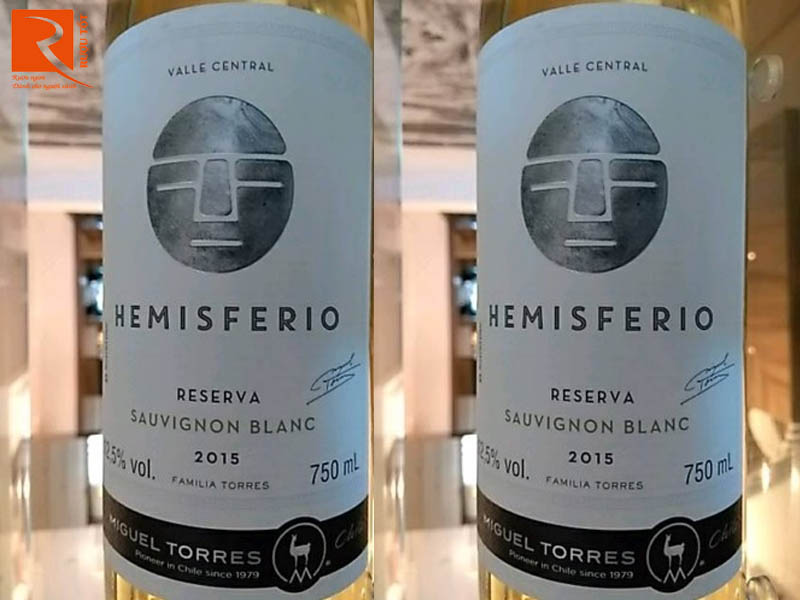 Rượu vang Chile Hemisferio Reserva Sauvignon Blanc Miguel Torres