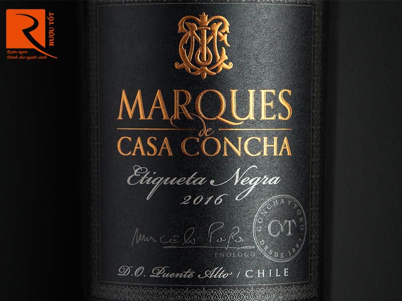 Rượu vang Chile Marques de Casa Concha Etiqueta Negra