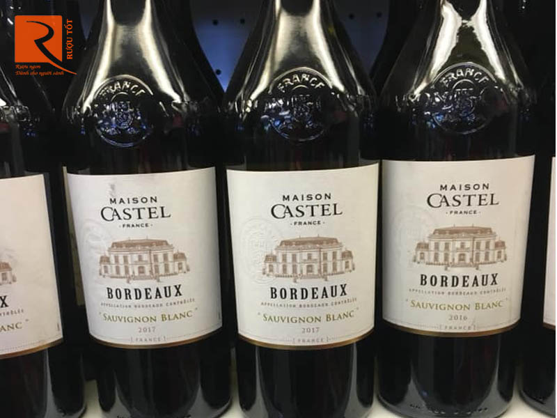 Rượu vang trắng Maison Castel Sauvignon Blanc Bordeaux