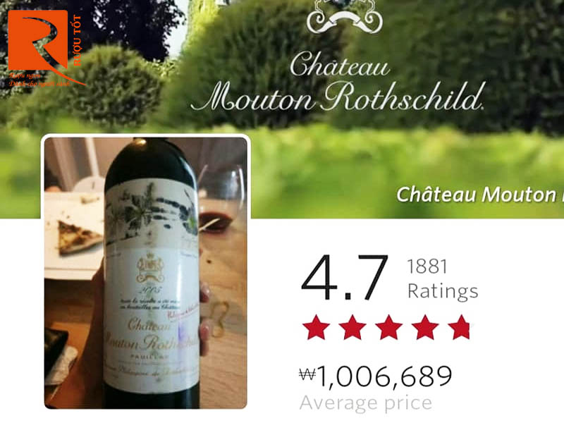 Rượu vang Chateau Mouton Rothschild 2005