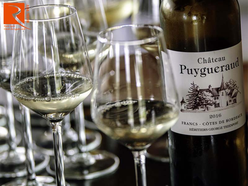 Rượu vang Pháp Chateau Puygueraud Francs Cotes de Bordeaux trắng