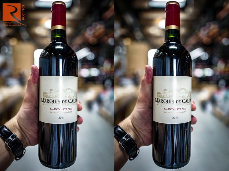 Rượu vang Pháp Marquis de Calon Saint Estephe