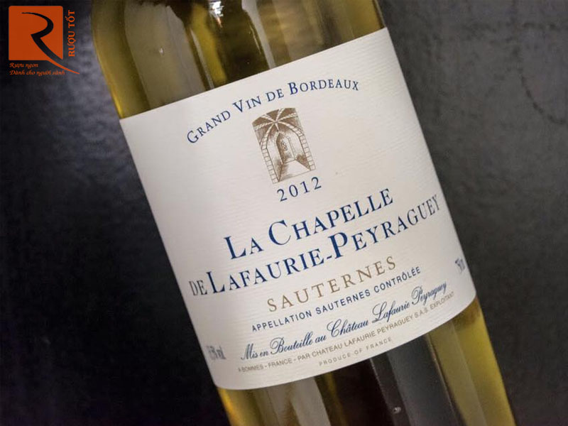 Rượu vang Pháp La Chapelle de Lafaurie Peyraguey