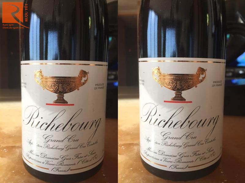 Rượu vang Pháp Richebourg Grand Cru Domaine Gros Frere et Soeur