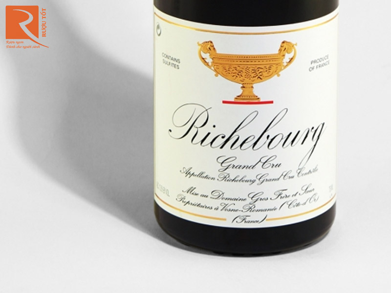 Rượu vang Pháp Richebourg Grand Cru Domaine Gros Frere et Soeur