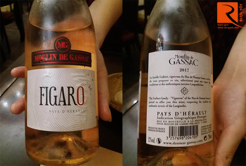 Rượu Vang Moulin de Gassac Figaro Rose