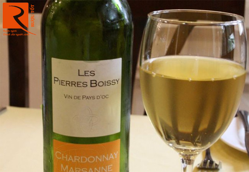 Rượu vang Les Pierres Boissy Chardonnay Marsanne