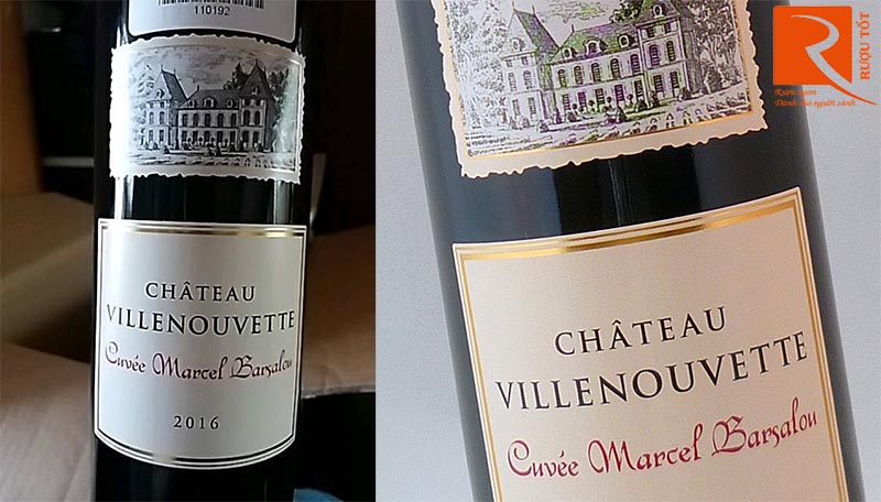 Rượu Vang Chateau de Villenouvette Cuvee Marcel Barsalou