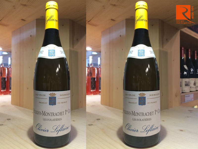 Rượu vang Pháp Les Folatieres Puligny Montrachet