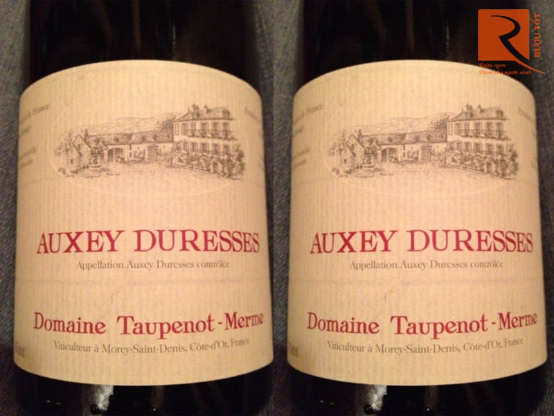 Rượu vang Pháp Auxey Duresses Domaine Taupenot Merme Gía rẻ