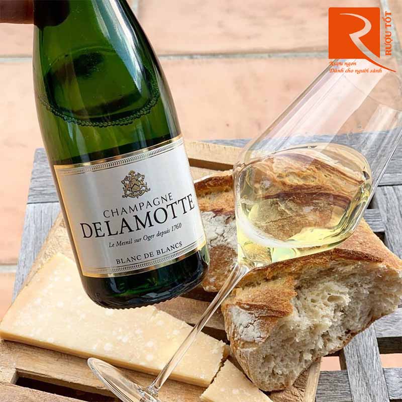 Rượu Vang Delamotte Champagne Blanc de Blancs