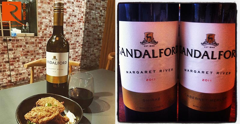 Rượu Úc Sandalford Margaret River Shiraz