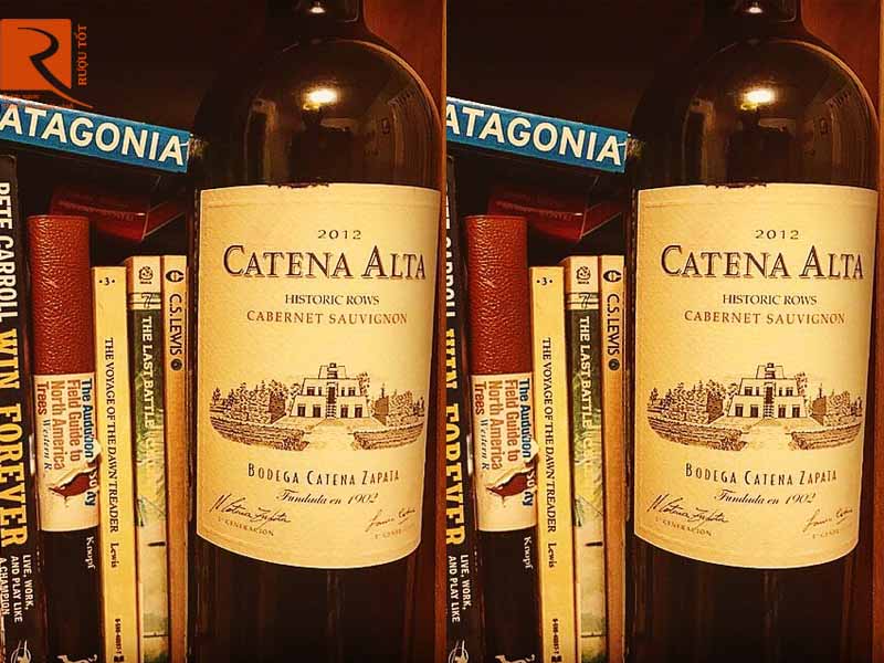 Rượu Vang Catena Alta Cabernet Sauvignon Malbec Đặc Biệt