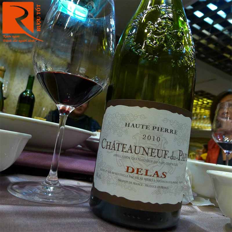 Rượu Vang Chateauneuf du Pape Delas Haute Pierre