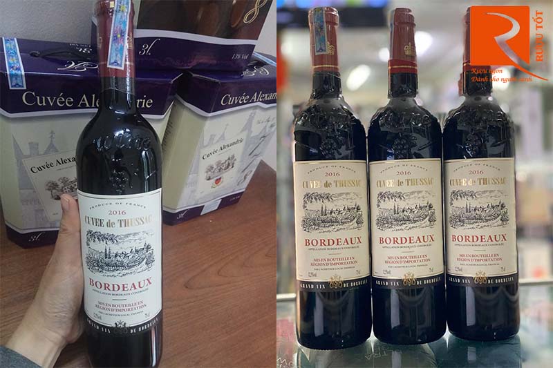 Rượu Vang Bordeaux Cuvee de Thussac