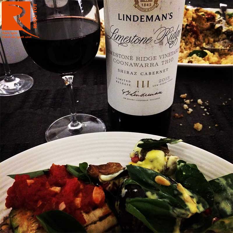 Rượu Vang Lindeman's Limestone Ridge Cabernet Shiraz