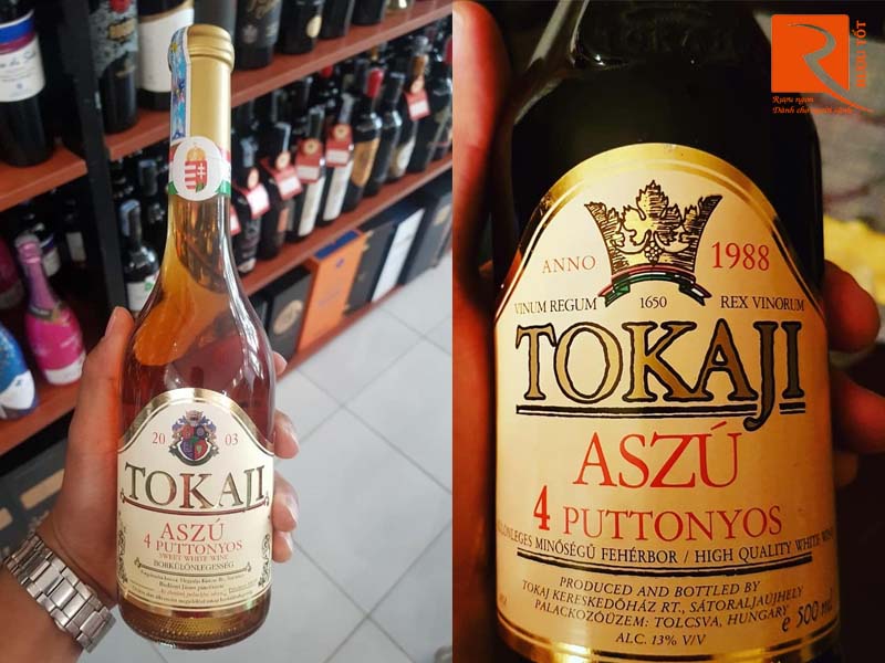 Rượu vang Hungary Tokaji Aszú 4 Puttonyos