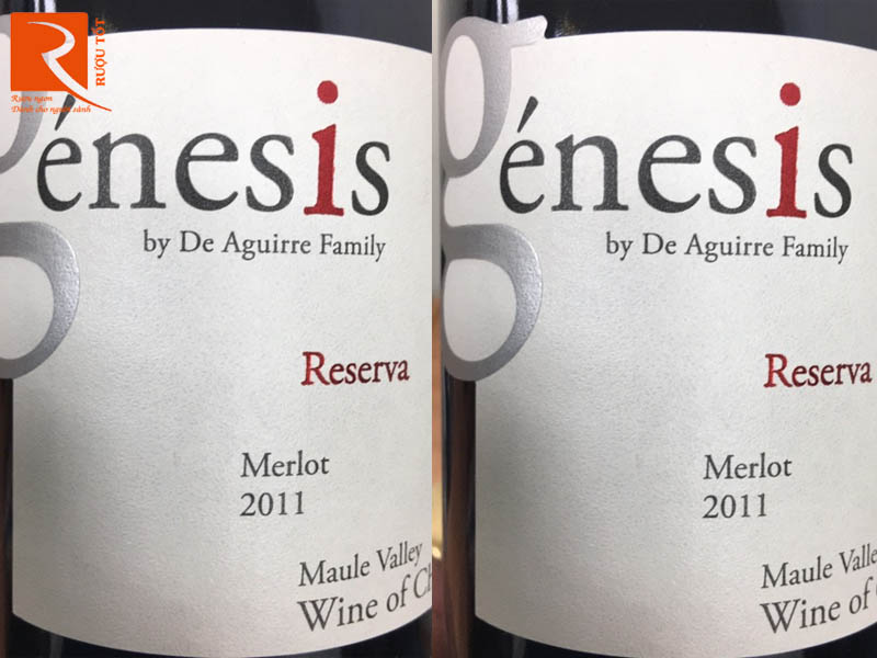 Genesis Reserva wine