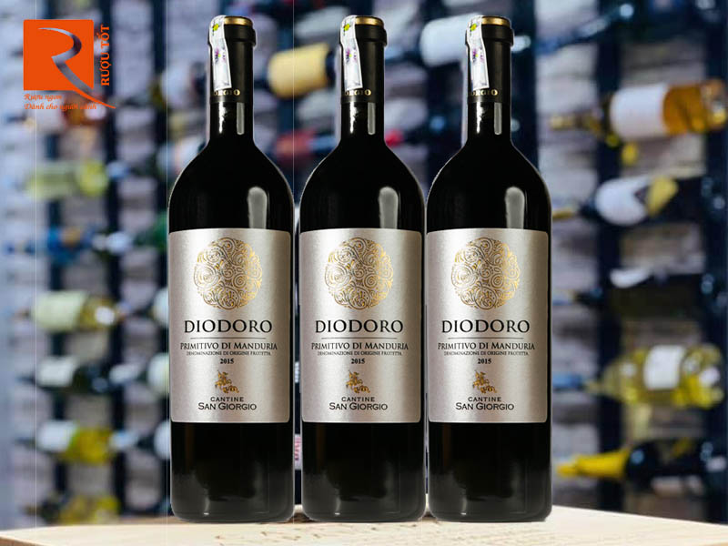 Rượu vang Ý Diodoro Primitivo Di Manduria Cantine San Giorgio DOP