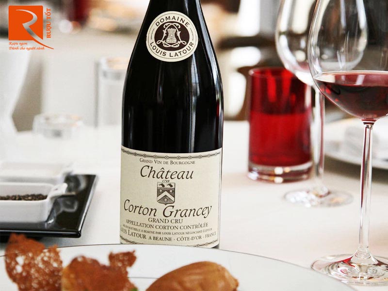 Rượu vang Pháp Chateau Corton Grancey Louis Latour Grand Cru