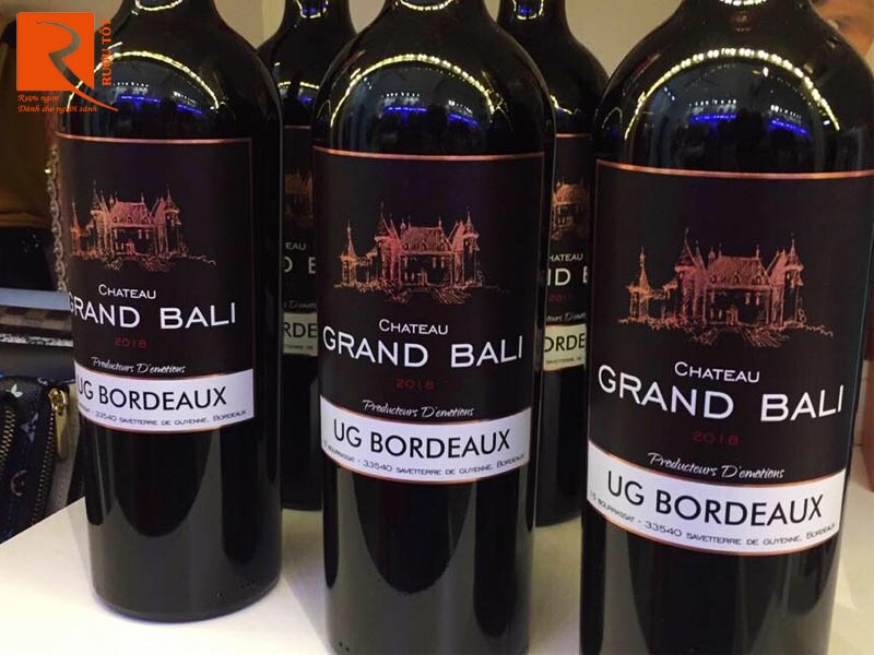 Vang Pháp Chateau Gran Bali UG Bordeaux
