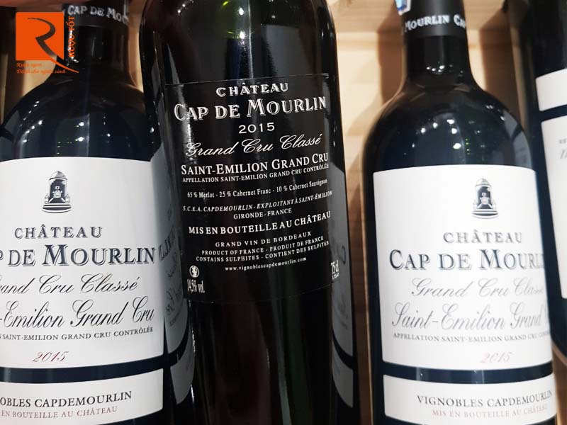 Rượu vang Pháp Chateau Cap De Mourlin Grand Cru Classe Saint Emilion