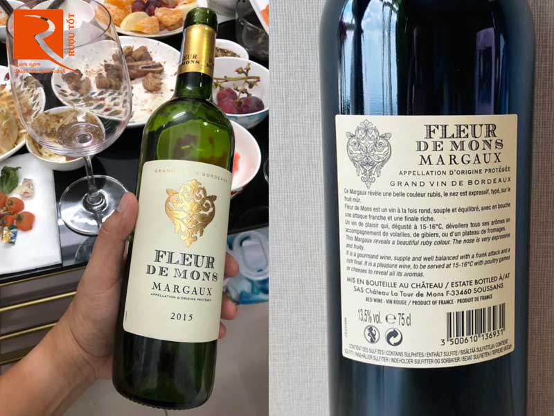 Vang Pháp Fleur De Mons Margaux
