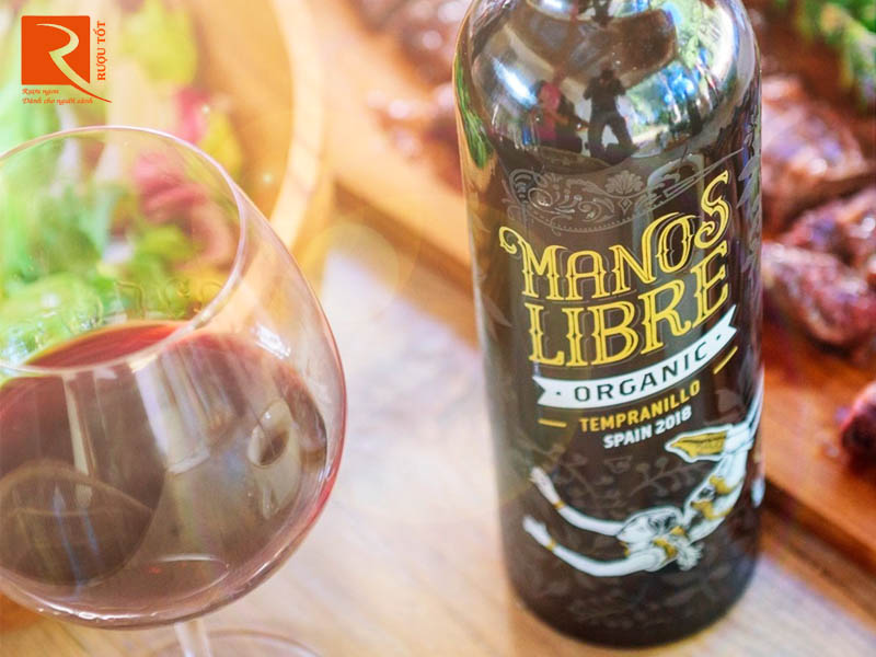 Rượu vang Manos Libre Organic Tempranillo Single Vineyard