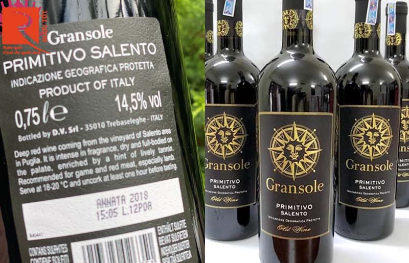 Rượu vang Ý Gransole