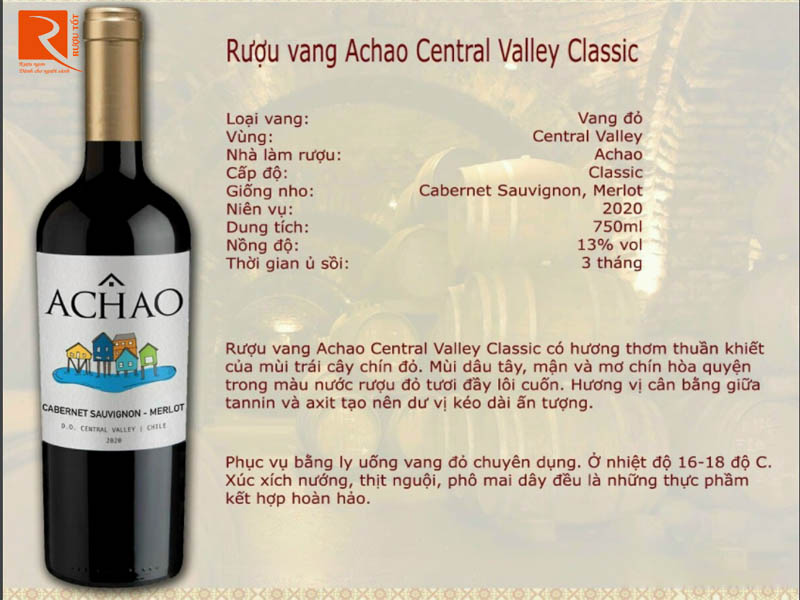 Vang Chile Achao Central Valley Classic