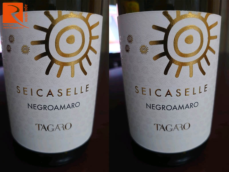 Rượu vang Ý Sei Caselle Negroamaro Puglia Gía rẻ