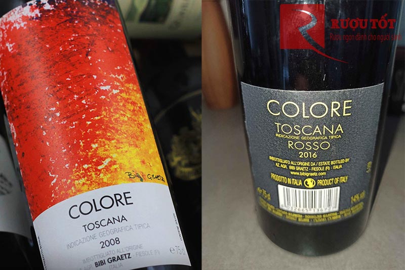 Rượu Vang Bibi Graetz Colore Toscana IGT