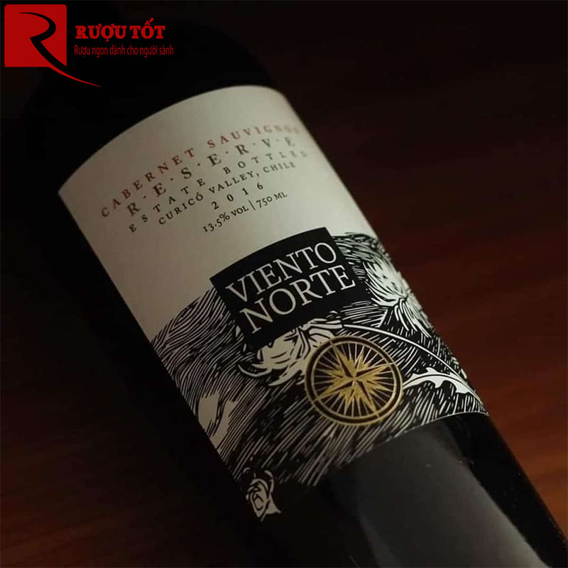 Rượu Vang Chile Viento Norte Reserva Sauvignon Syrah Giá rẻ