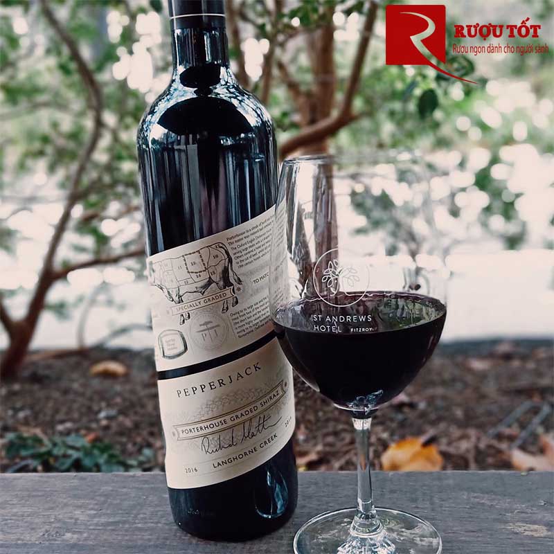 Rượu vang Úc Pepperjack Graded Shiraz Langhorne Creek