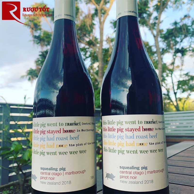 Rượu vang New Zealand Squealing Pig Pinot Noir