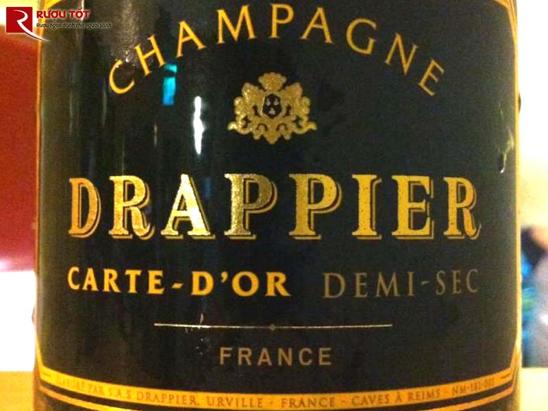Rượu vang Pháp Champagne Drappier Carte d'Or Demi Sec