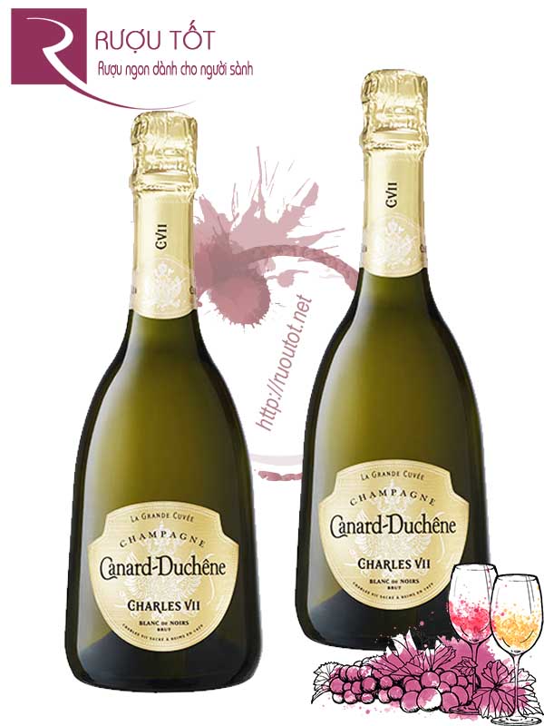 Rượu Champagne Canard Duchene Charles VII Blanc De Noirs cao cấp