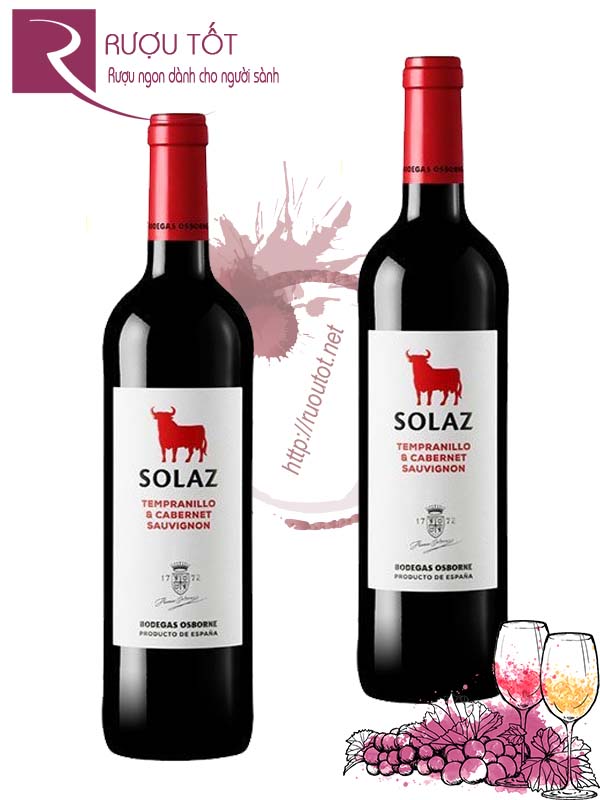 Rượu vang Solaz Bodegas Osborne Tempranillo Cabernet Sauvignon