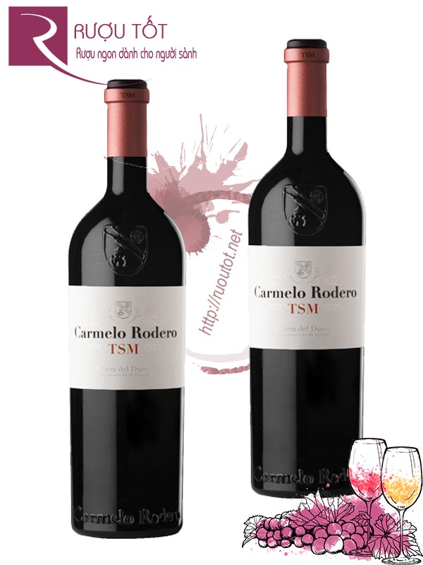 Rượu vang Carmelo Rodero TSM Ribera del Duero 96 điểm Cao cấp
