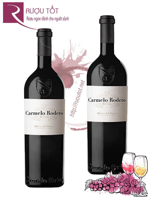Rượu vang Carmelo Rodero Ribera del Duero Reserva Cao cấp